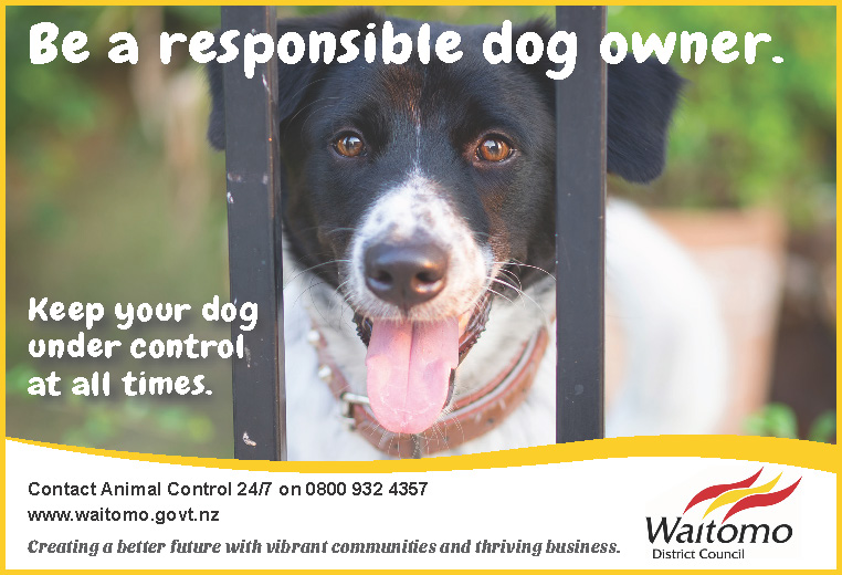 Waitomo District Animal Control_Keeping our roads safe