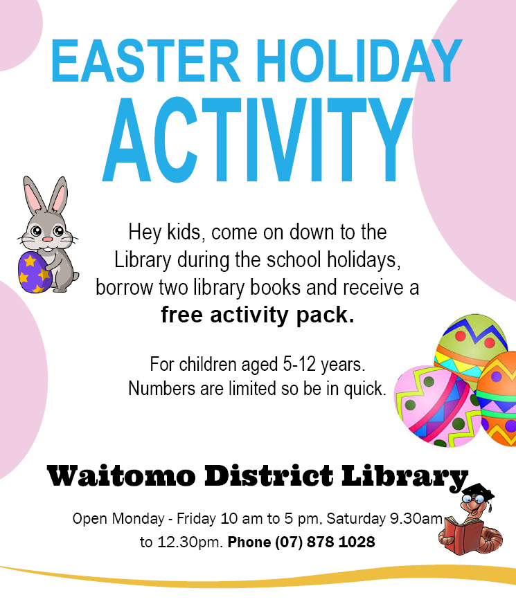waitomo district library 29 March 2018