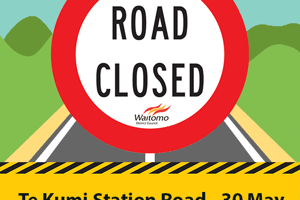 Scheduled Road Closure: Te Kumi Station Road - 30 May 2021