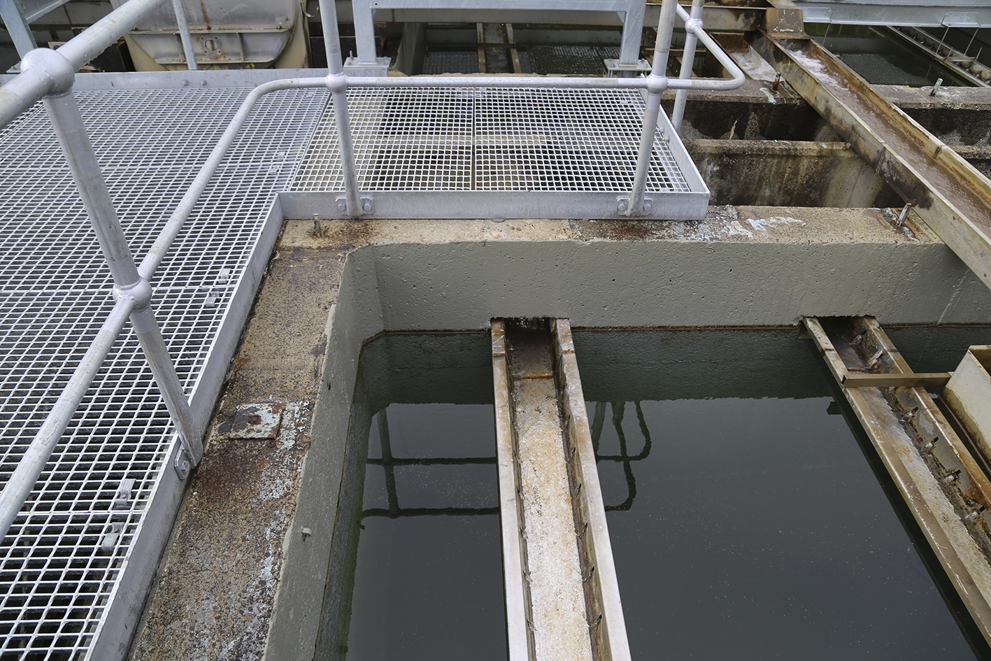 All four of the treatment plant’s clarifiers have now been refurbished