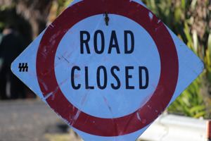Takiri Road closed due to slip